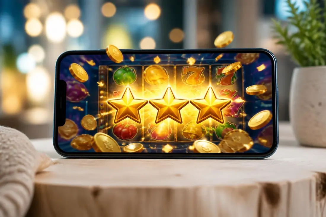 Onlineslot på mobilen med en storvinst
